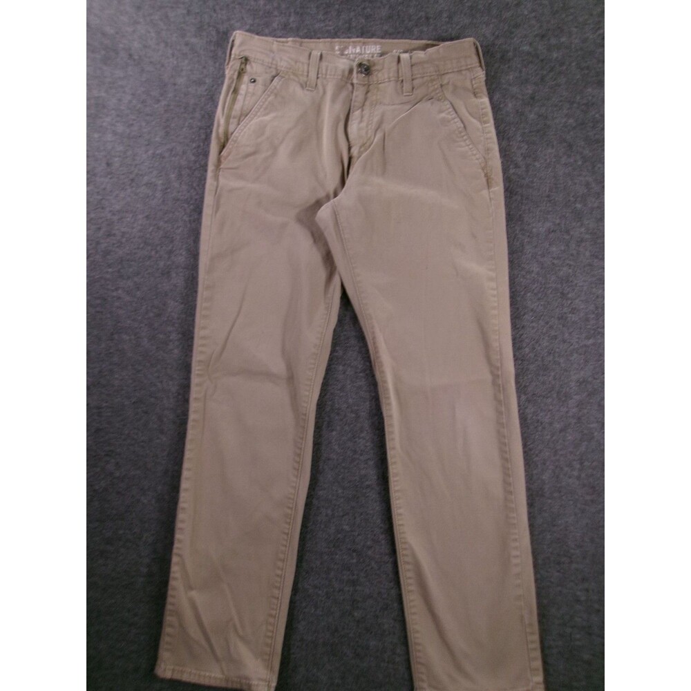 Levi Jeans Mens 30X29 Beige Athletic Fit Straight Leg S67 Signature Tag 30X32